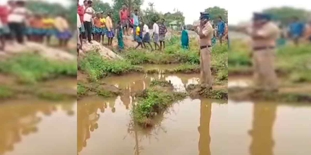 falling into a ditch dug for a traveler - tragedy in Virudhunagar