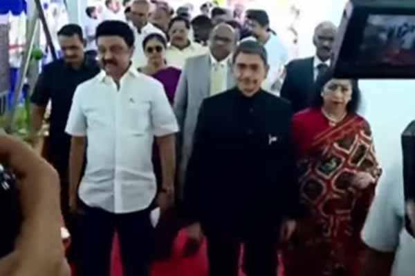 Governor Tea Party CM MK Stalin participation