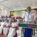  Trichy AIADMK candidate must work together for victory says Thangamani