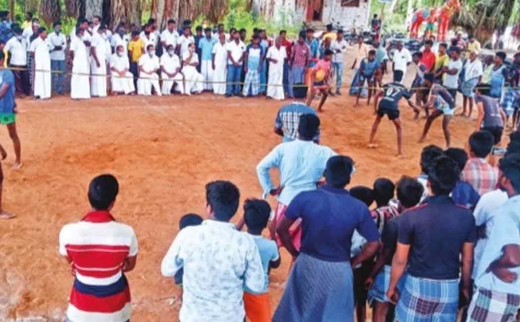 Village youths who have been conducting kabaddi competitions continuously for more than 30 years ...