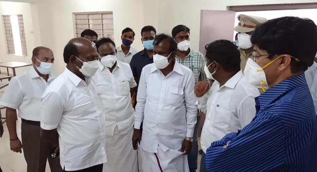 '' DR balu MP to get additional vaccine for Tamil Nadu. He is camping in Delhi '' - Minister Ma Subramaniam informed