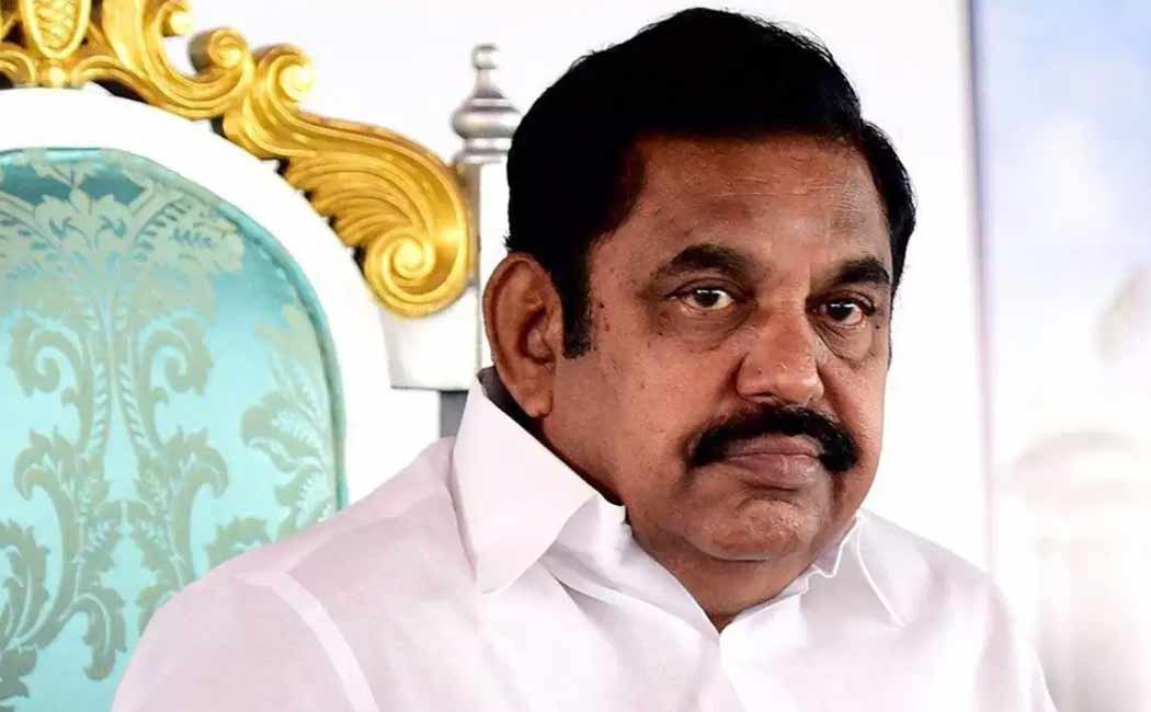 Case registered against Edappadi Palaniswami