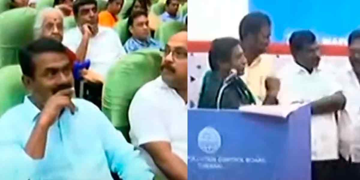 Consultation meeting to set pen symbol; commotion in Kalaivanar arena
