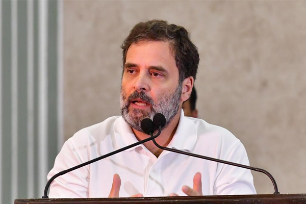 Rahul Gandhi crictizes Modi