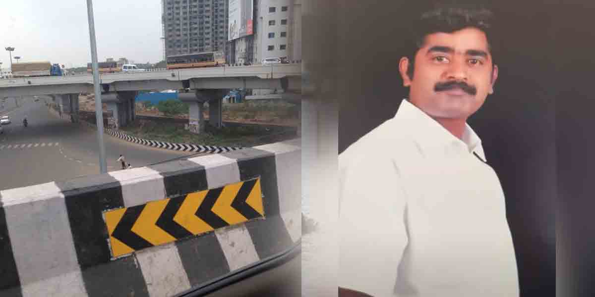 Auto passenger who fell from the flyover