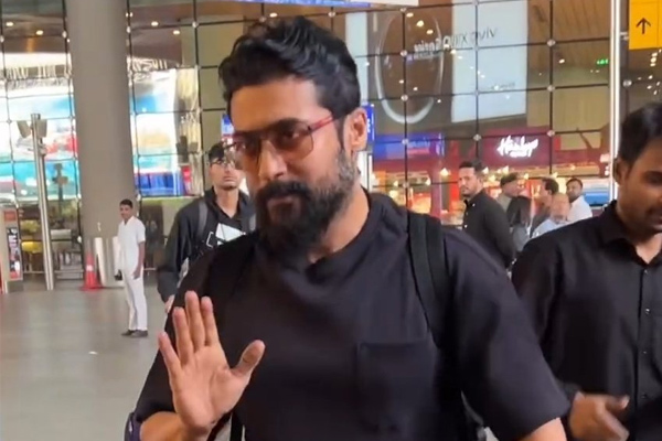 suriya returns india