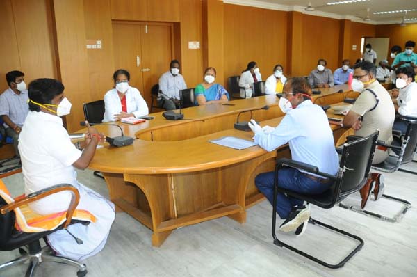 corona virus issue - villupuram - Mundiyampakkam - C. Vijayabaskar -