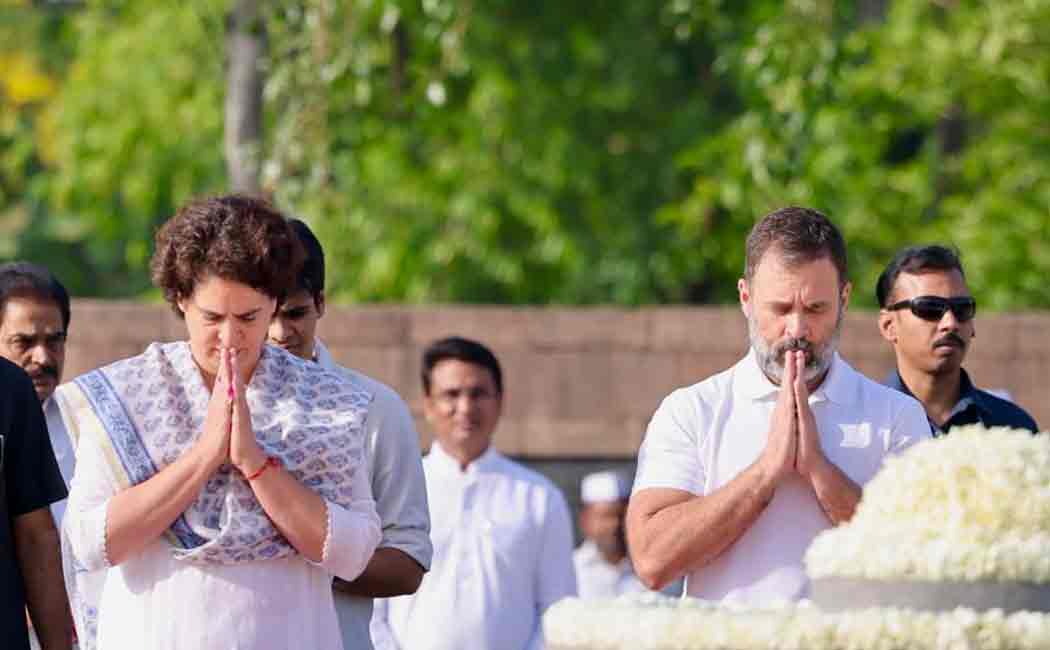 Former Prime Minister Rajiv Gandhi Memorial Day; Tribute to Congress leaders