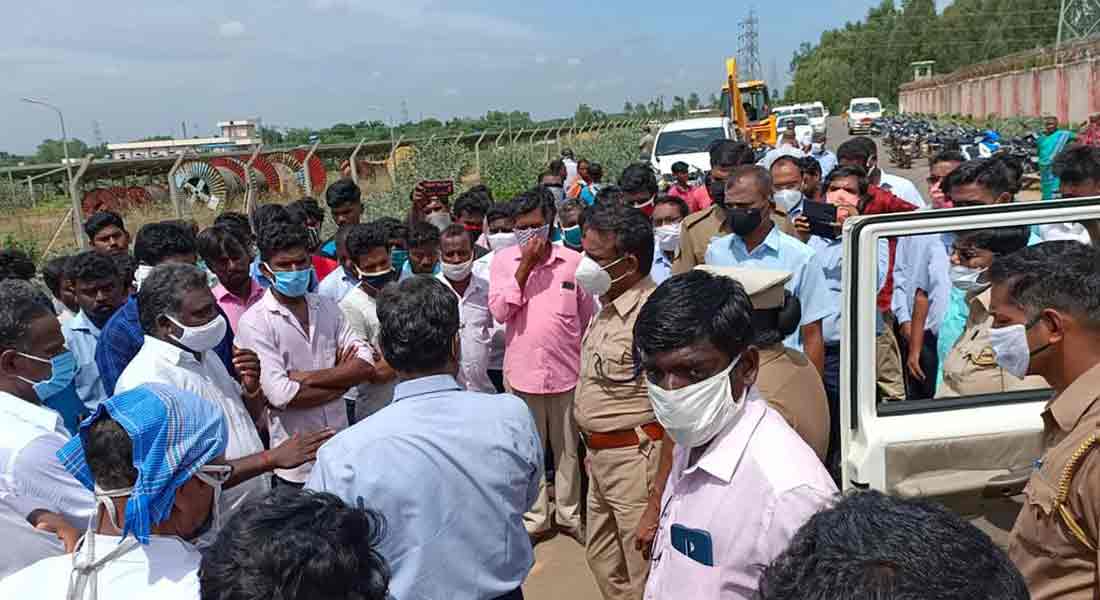 Guards Againts setting up perimeter wall in NLC solar panel area! MLA compromise!