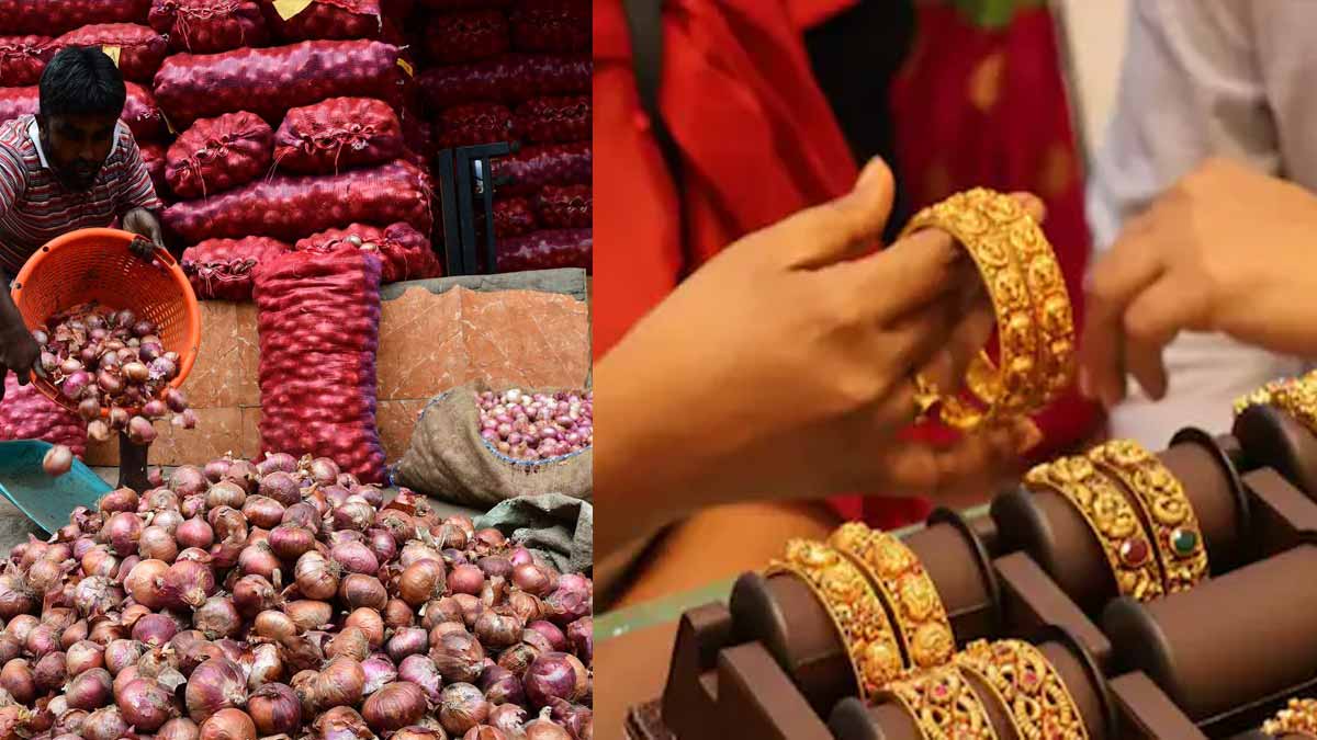 Sudden high onion prices; The price of gold has plummeted