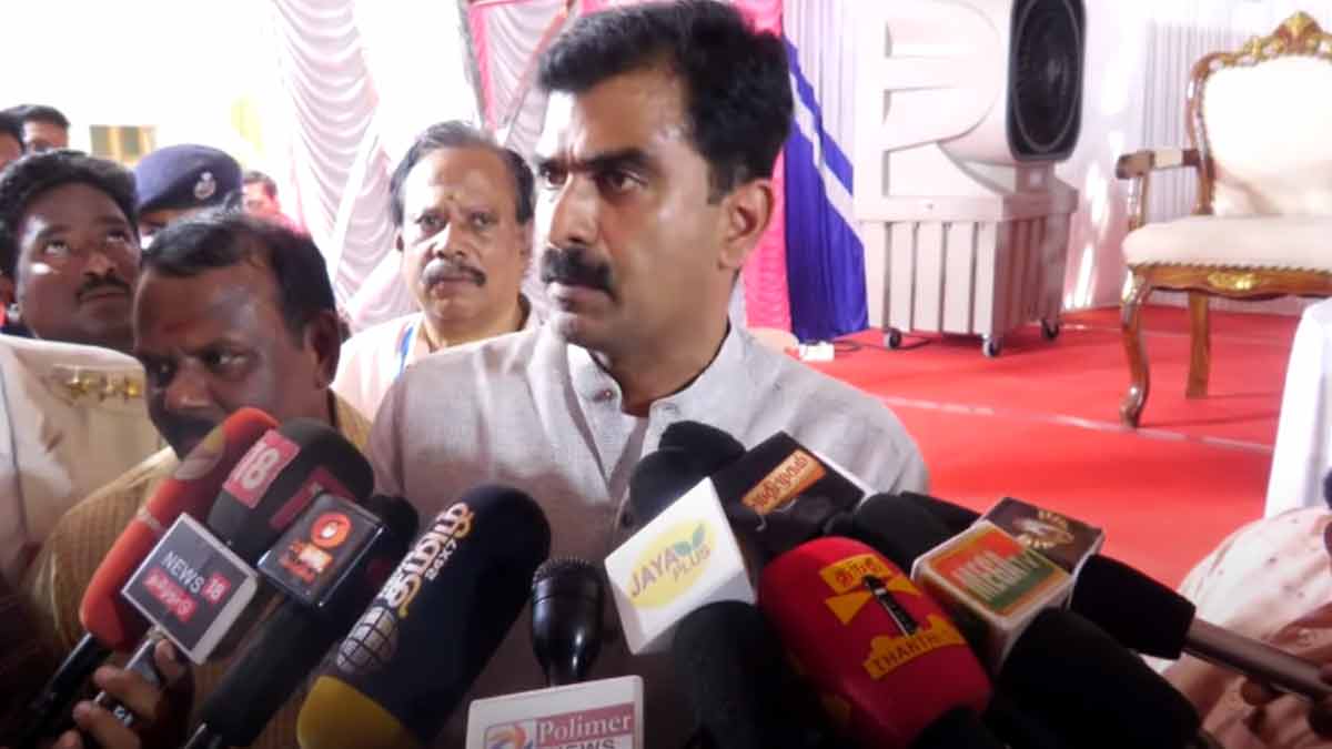 'There is no exception for Srirangam' - Durai Vaiko's response to a question about the Hindi name board