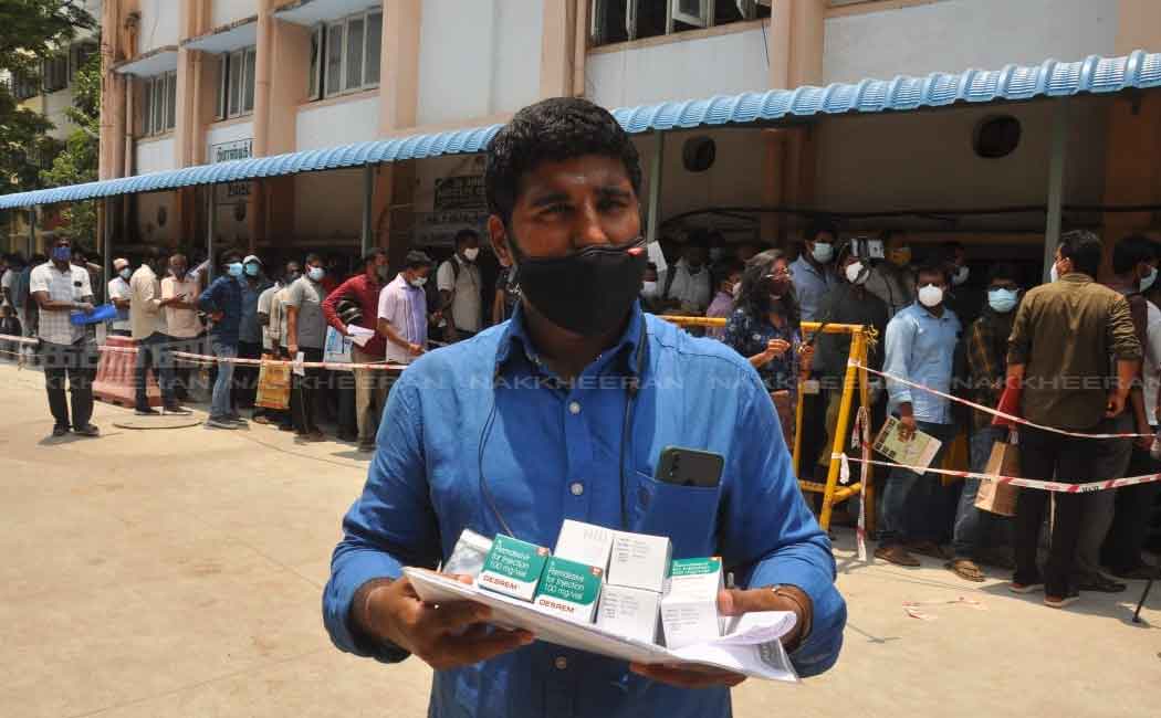 People flocking to buy Remtacivir; Corona controls flying in the air