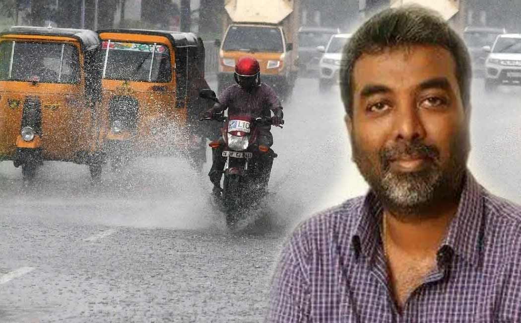 Pradeep John warns that it will rain more tomorrow than today in Chennai