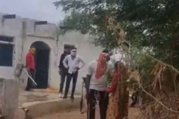 Four people hit dalit family madhya pradesh