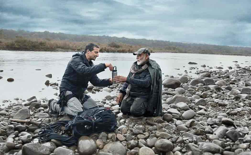 narendra modi in man vs wild telivision show