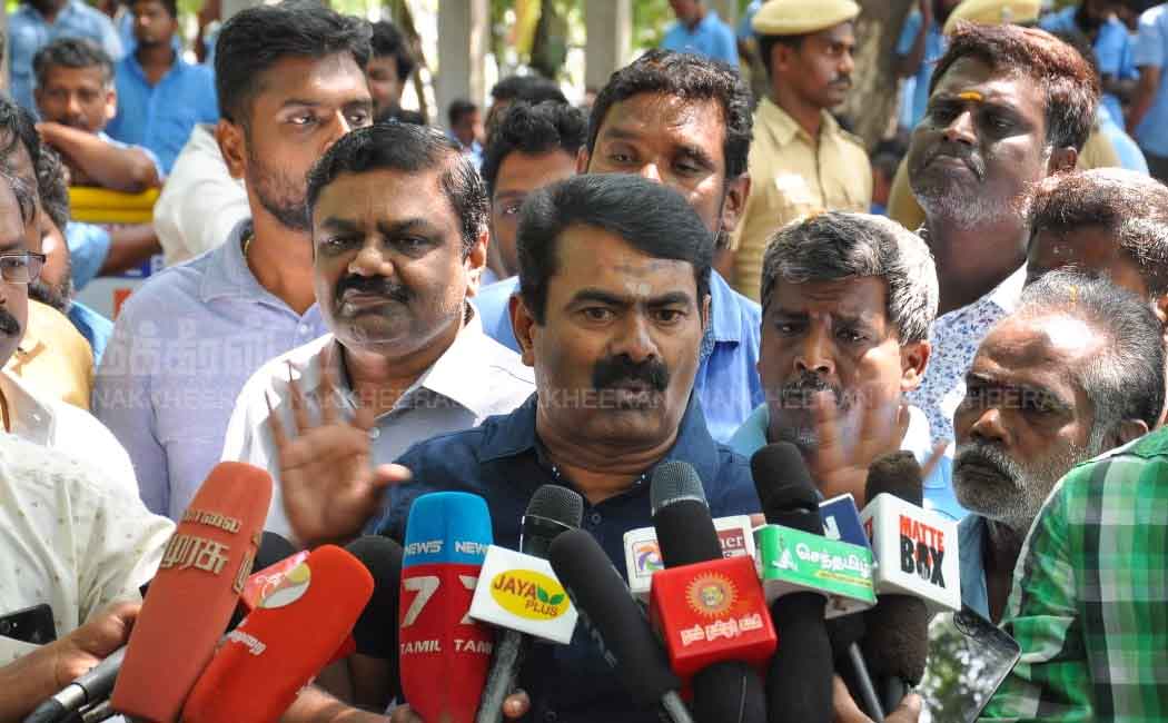 Workers struggle for permanent jobs! Seeman support!