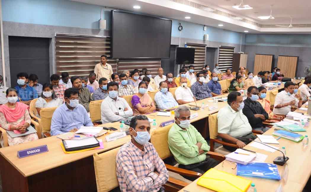health and public welfare department review meeting held at chennai