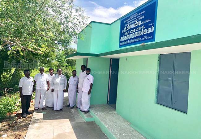 thiruvanamalai keelpennaththur assembly mla sudden visit building contractors shock