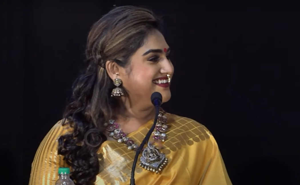 vanitha speech in aneethi press meet
