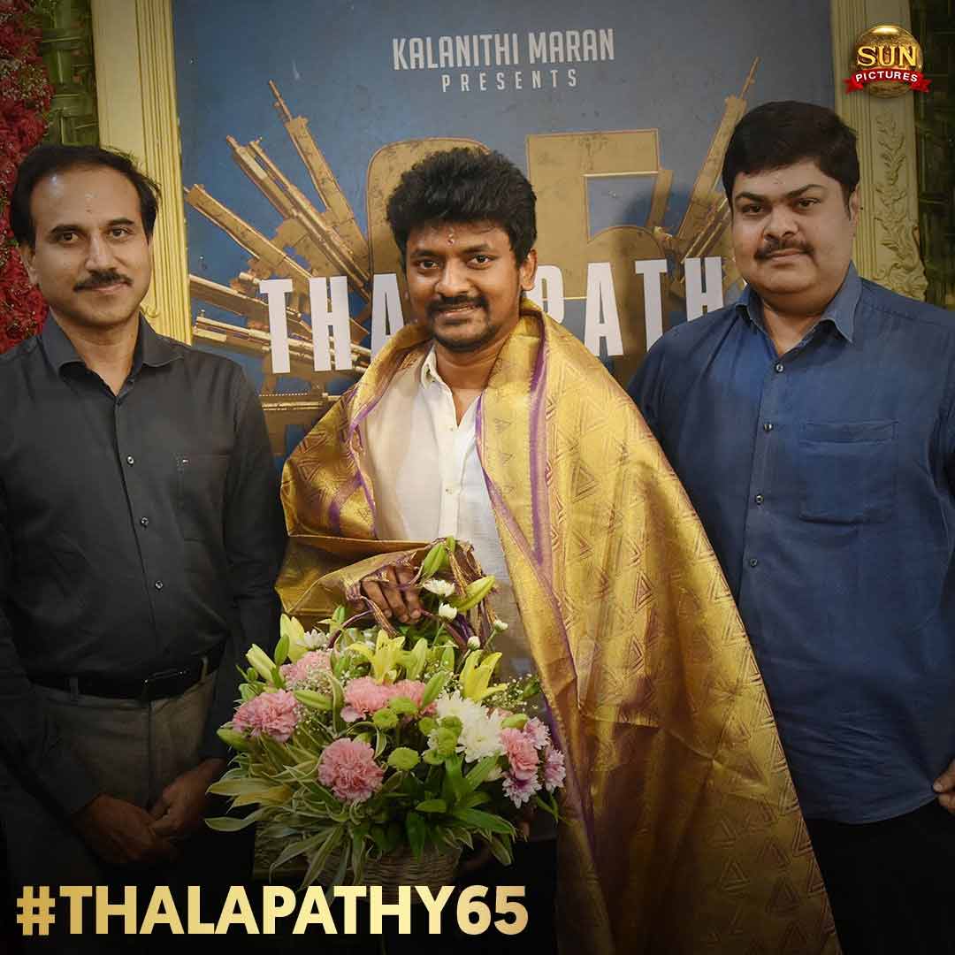 Thalapathy 65 movie pooja photos
