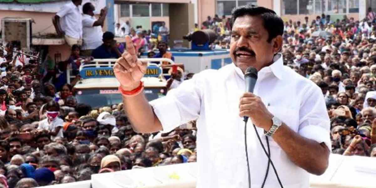 edappadi pazhaniswamy election campaign