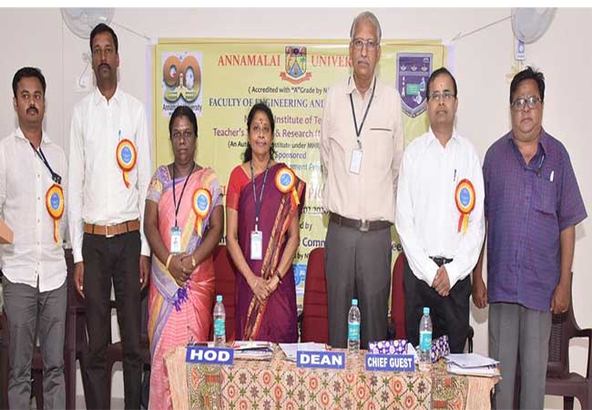ANNAMALAI UNIVERSITY ENGINEERING SEMINAR STUDENTS AND PROFESSORS