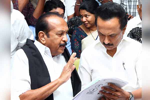 "Fighter Hero. Real Hero Ambitious Hero Vaiko" - Chief Minister M.K.Stalin