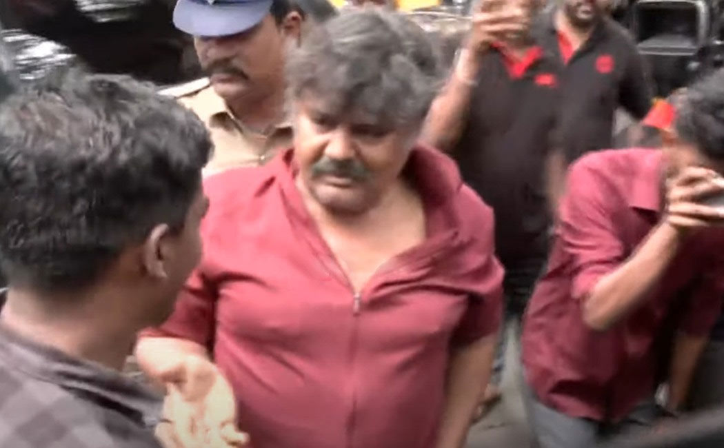 Mansoor Ali Khan appeared for the investigation in trisha issue