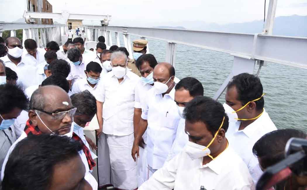 Water opening at Vaigai Dam! Three Ministers and four District Collectors participated