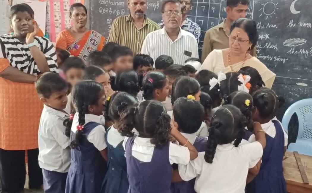 Students protest transfer of teacher from school