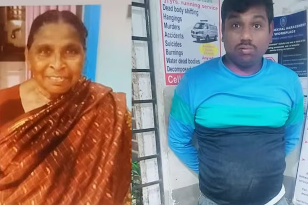 The grandson who threw the grandmother off the floor in telangana