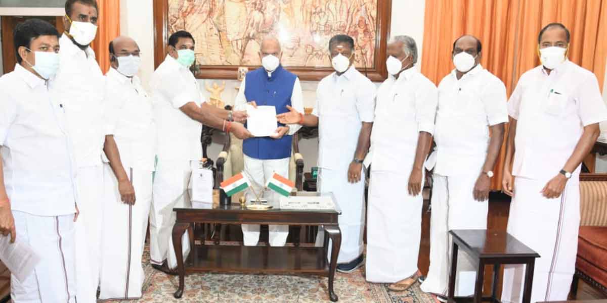 OPS, EPS meet with Governor of Tamil Nadu!