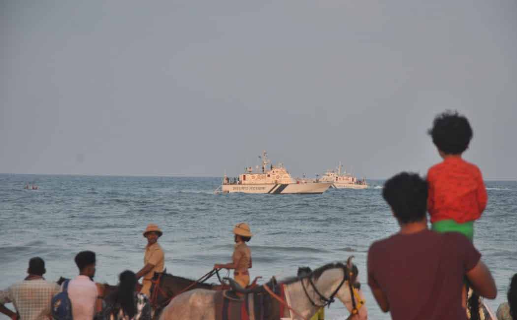 Rehearsal of rescue work to quickly rescue those missing at sea