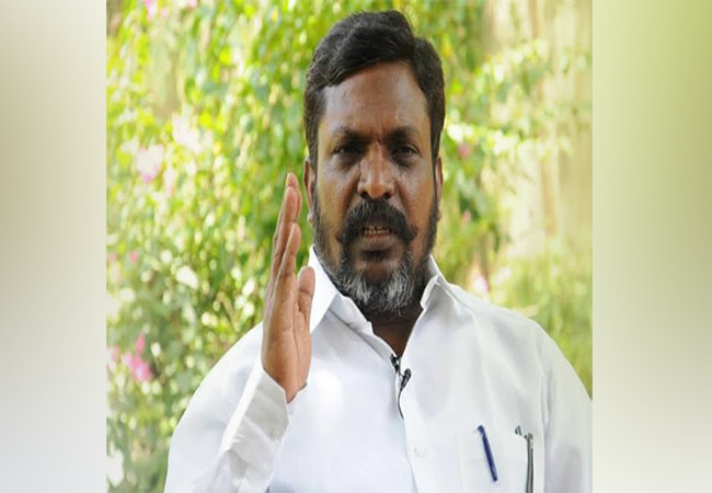 chidambaram constituency lok sabha member thirumavalavan perambalur police fir filed