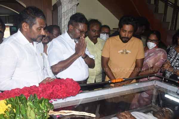 Chief Minister, Nakkheeran editor pay tribute to actor Rajesh