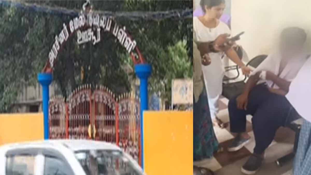 A fellow schoolboy cut by a blade; Excitement in Vellore