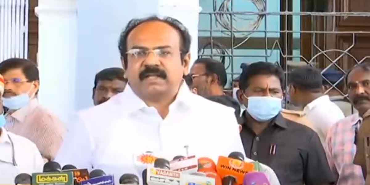 ' People only know about cryptocurrency through Velumani '' - Thangamtennasarasu