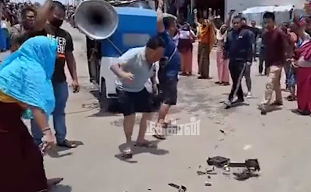 Manipur people broke the radio while PM Modi was speaking Mann Ki Baat