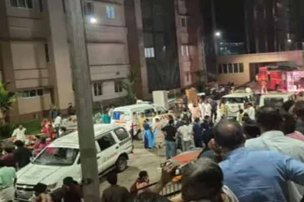 incident happened to 4 patients A sudden fire broke out in the kerala hospital