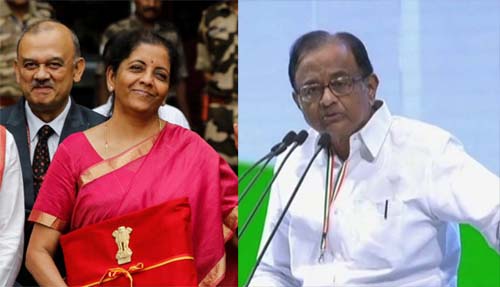 Nirmala Sitharaman - p chidambaram