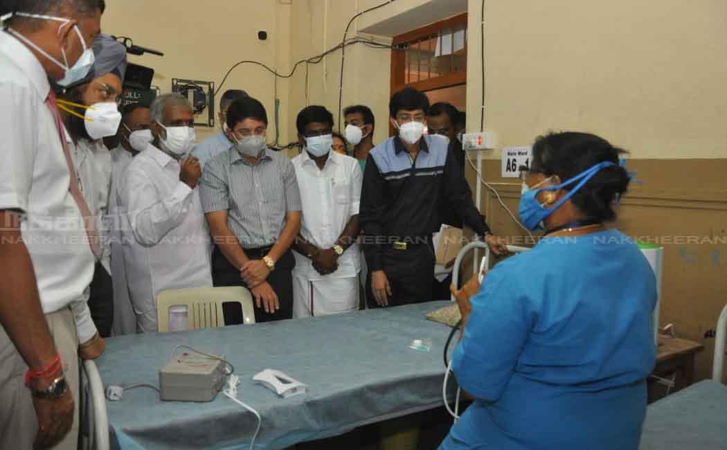 Corona Care Center established at Don Bosco School