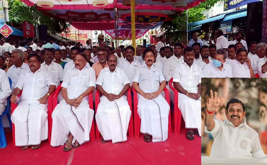 Fasting on behalf of AIADMK