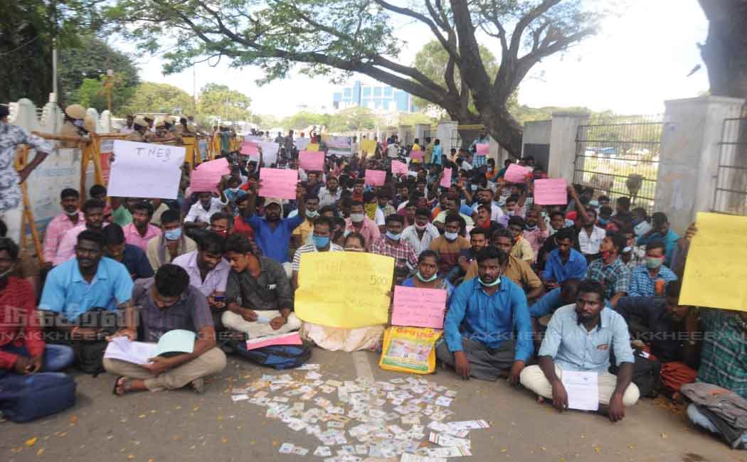 Those who wrote the exam for the gang man job involved in the hunger strike
