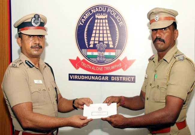 viruthunagar district school teachers and students police