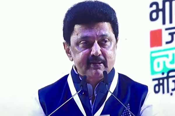BJP is the biggest threat to India Chief Minister MK Stalin