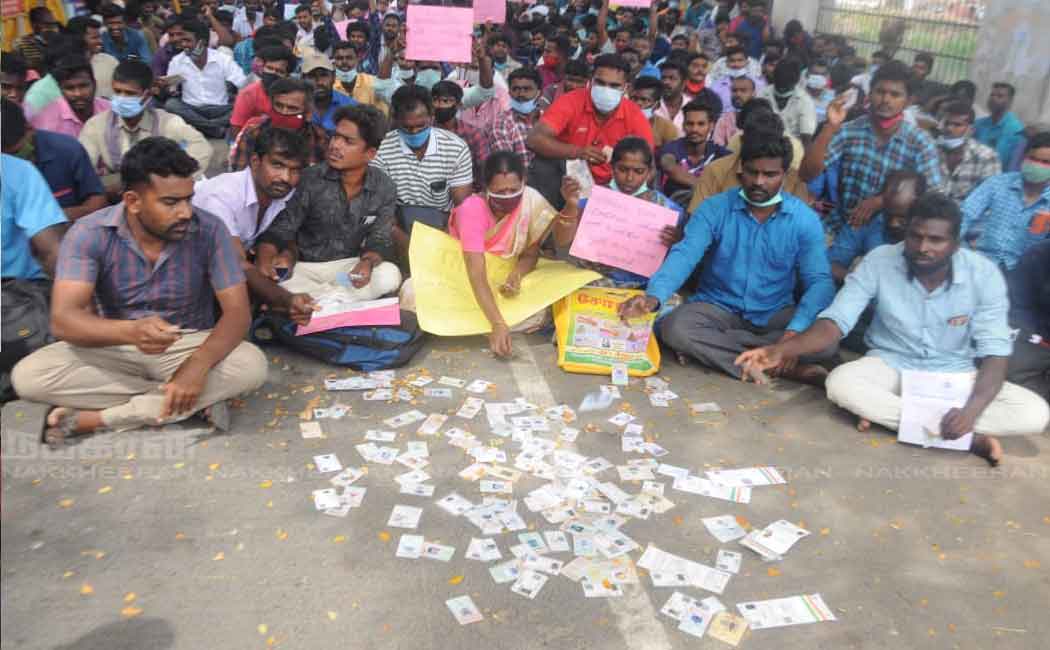 Those who wrote the exam for the gang man job involved in the hunger strike
