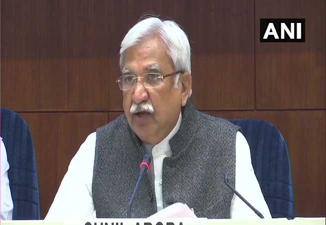 chief election commissioner pressmeet at delhi