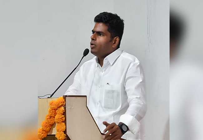 Tamil Nadu BJP Leader Annamalai police