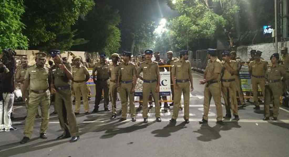 Ayodhya verdict tomorrow ... 1 lakh cops in Tamil Nadu