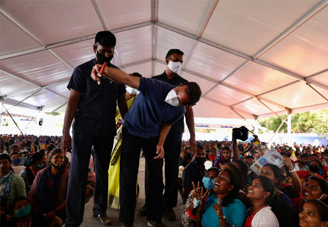 puducherry election campaign rahul gandhi speech